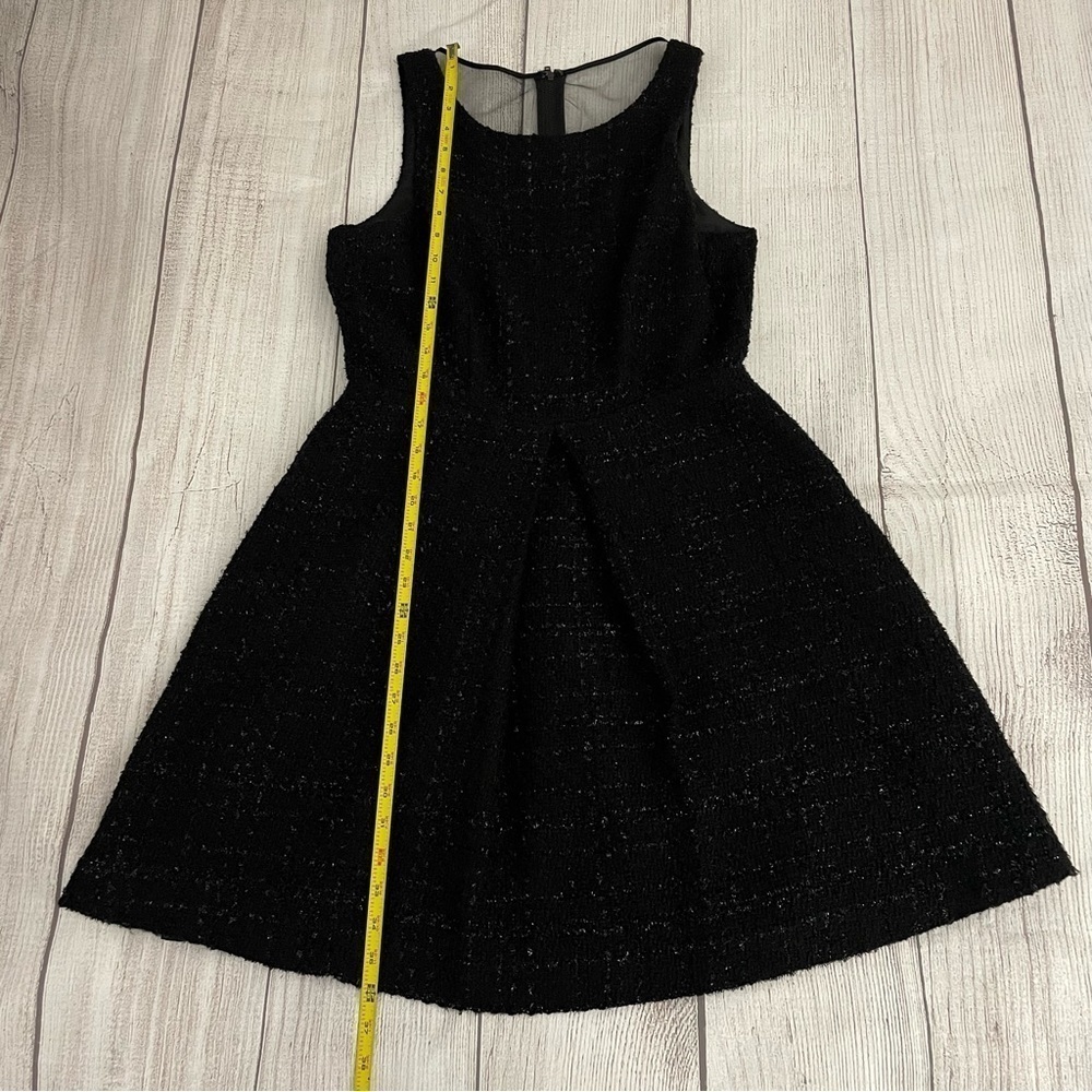 JENNIFER LOPEZ Women’s Black Sleeveless Fit & Flare Cocktail Dress Size 10 - Picture 4 of 11